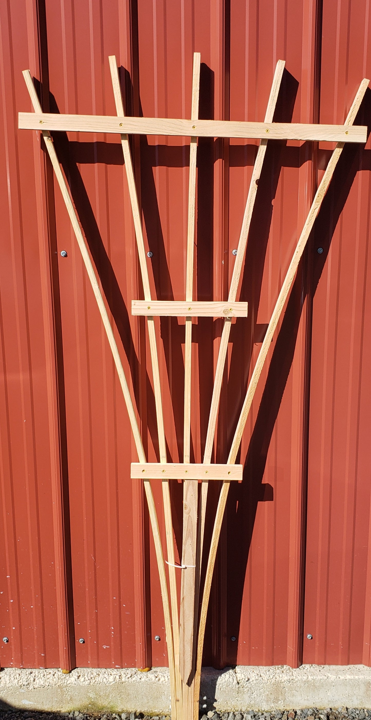 6 Foot Cedar Trellis w/Ground Stake - LOCAL ONLY