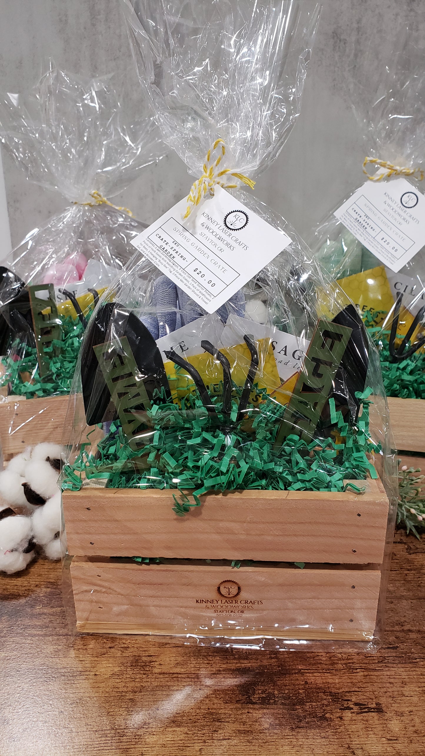 Spring Mini Gardening Crate