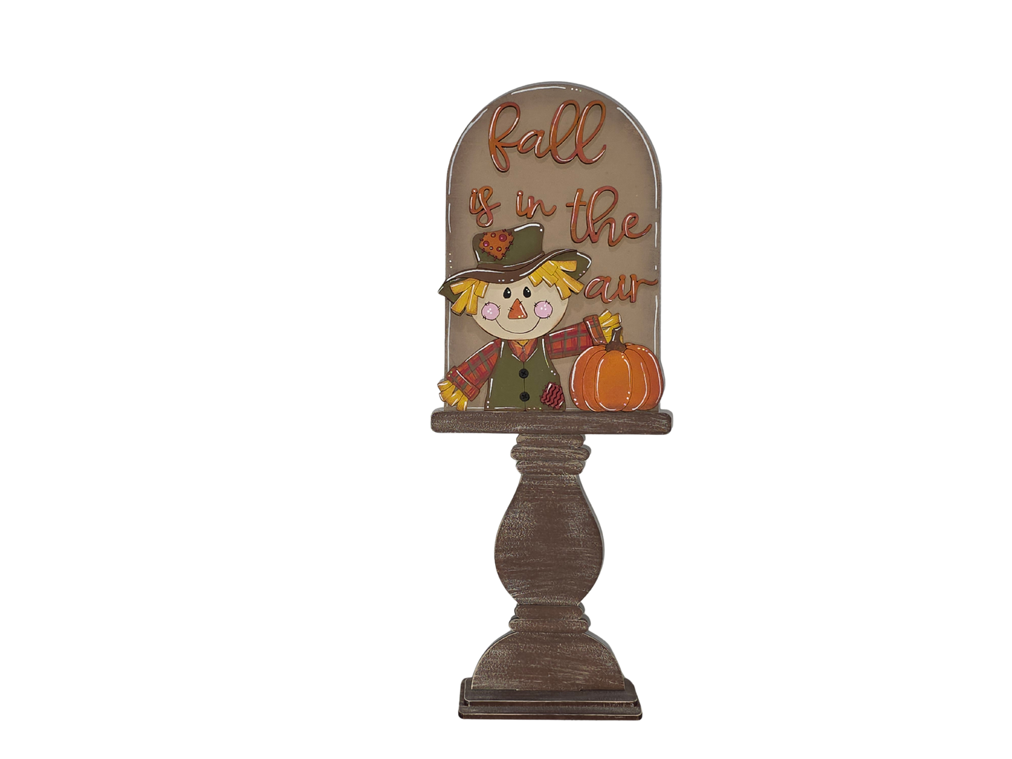 CLASS - Fall Scarecrow on Pedestal