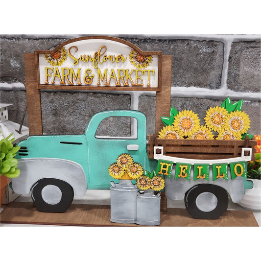 Farm Truck Interchangeable Add-On: Sunflowers