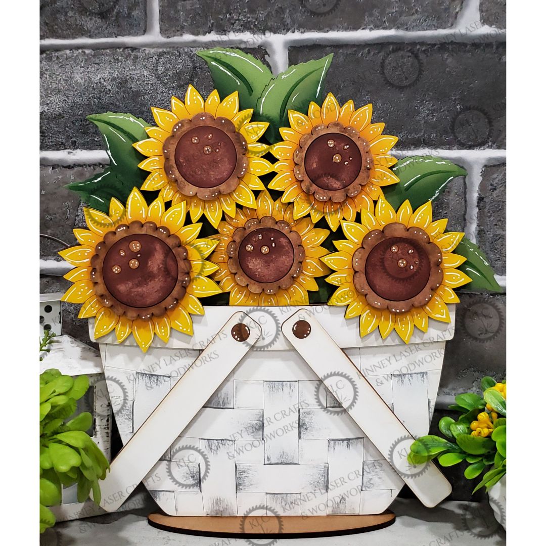 Interchangeable Basket Add-On: Sunflowers