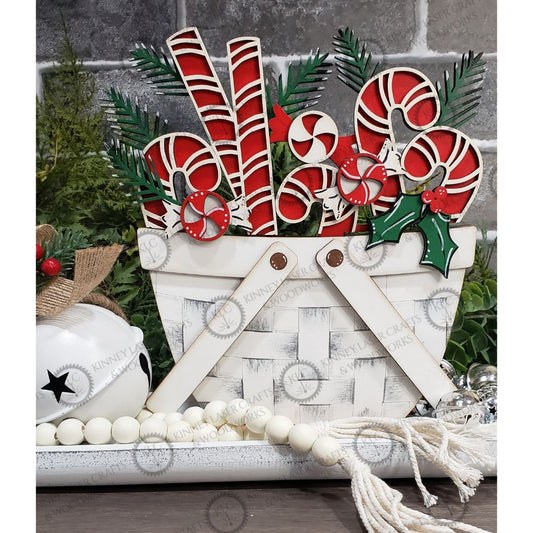 Interchangeable Basket Add-On: Candy Canes