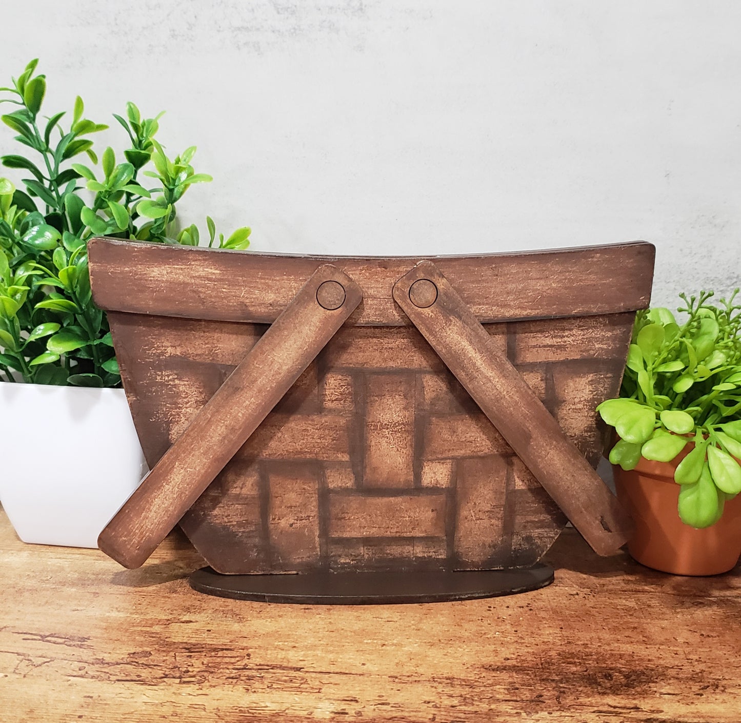 Interchangeable Basket Base: Dark Brown Picnic