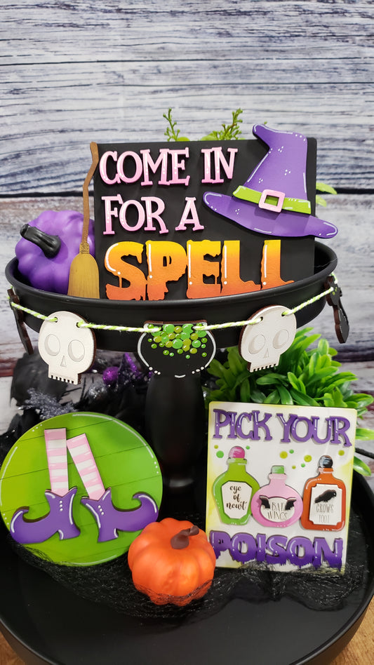 CLASS - Come In For A Spell Tiered Tray Set