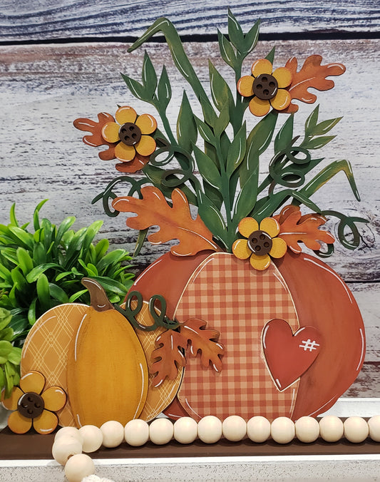 DIY KIT - Fall Flower Pumpkins