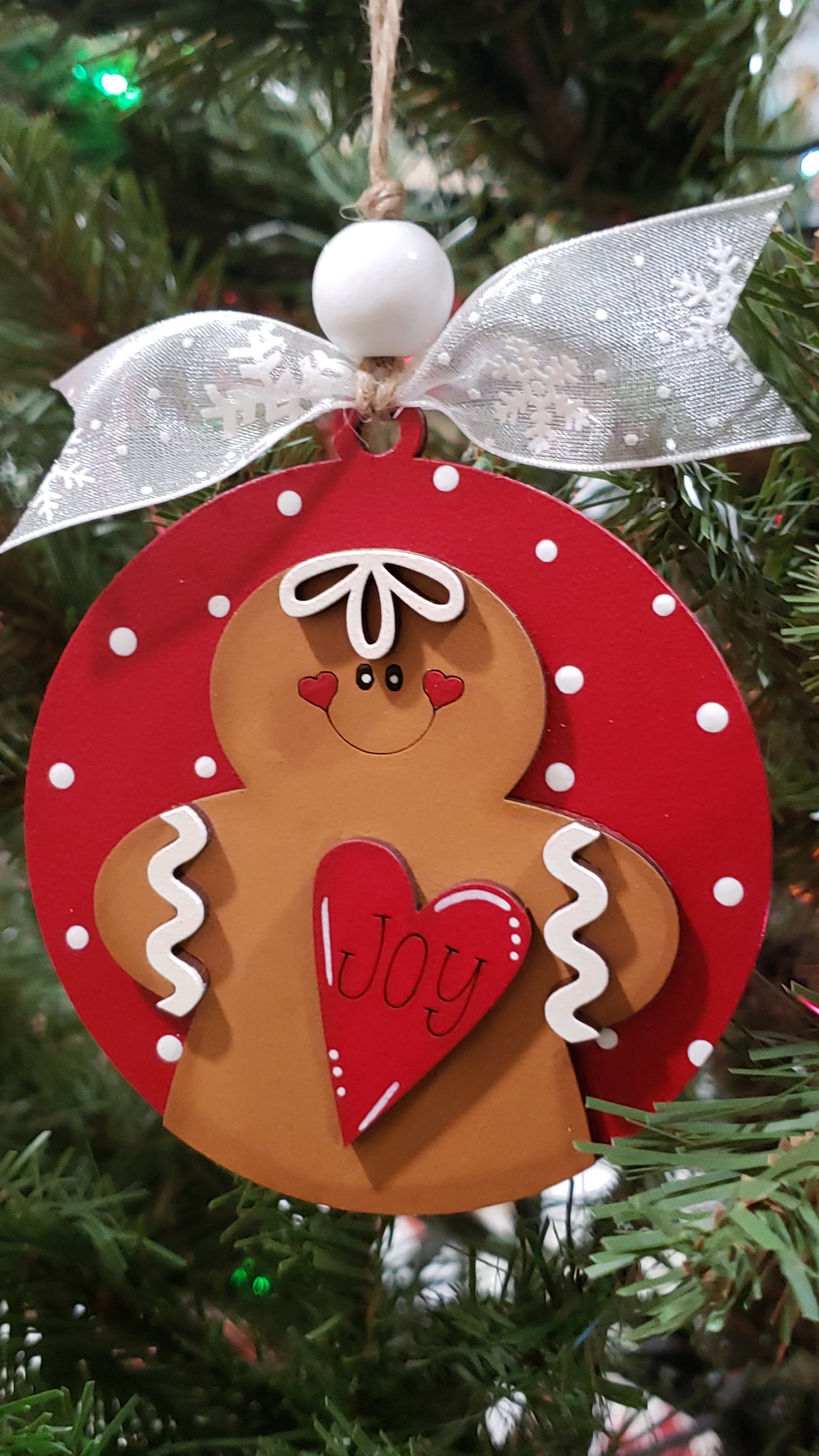 DIY Christmas Ornament Kit - Gingerbread Heart