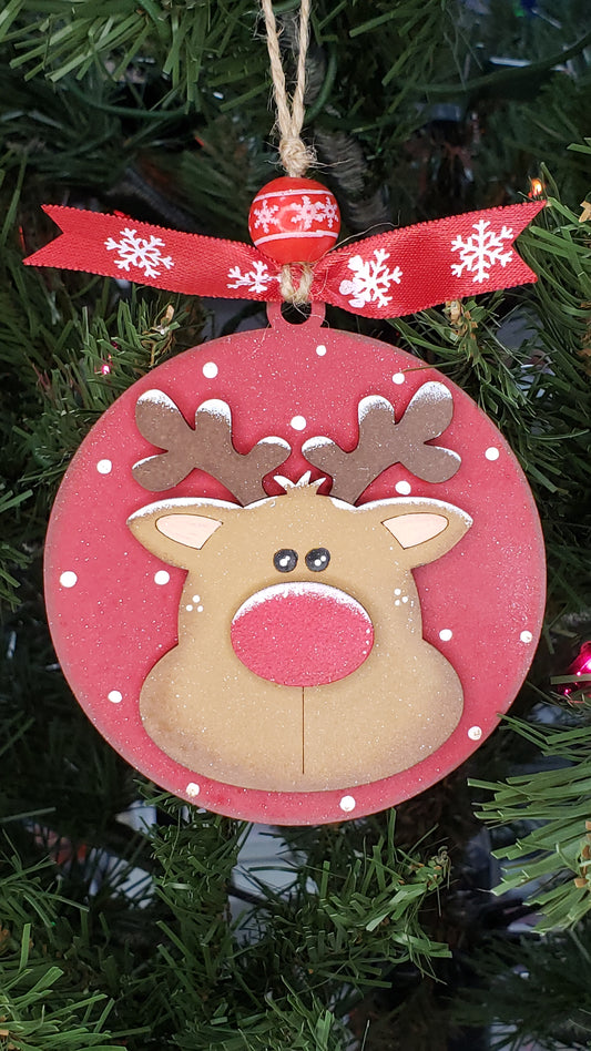 DIY Christmas Ornament Kit - Rudolph1