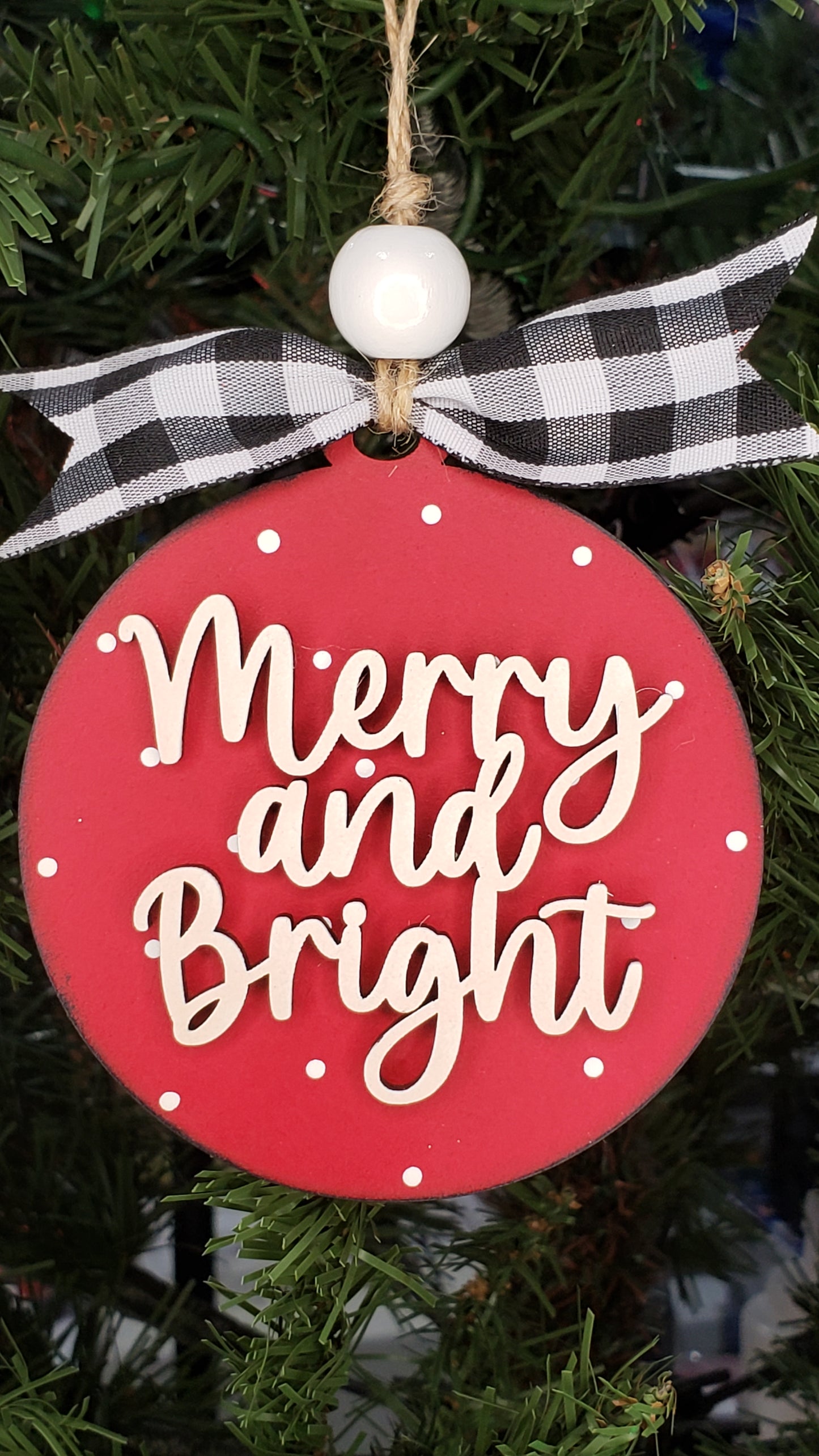 DIY Christmas Ornament Kit - Merry and Bright