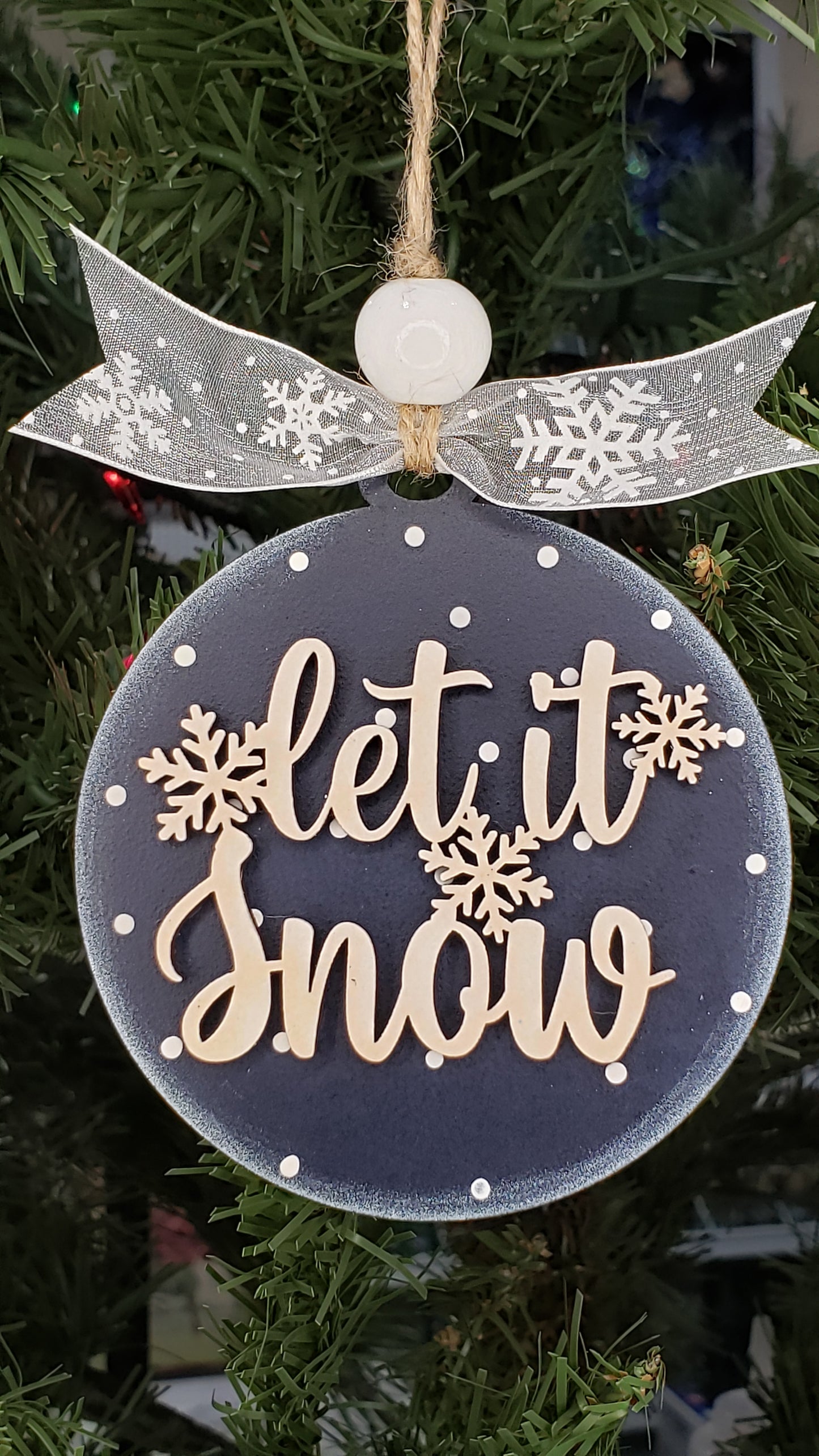 DIY Christmas Ornament Kit - Let It Snow