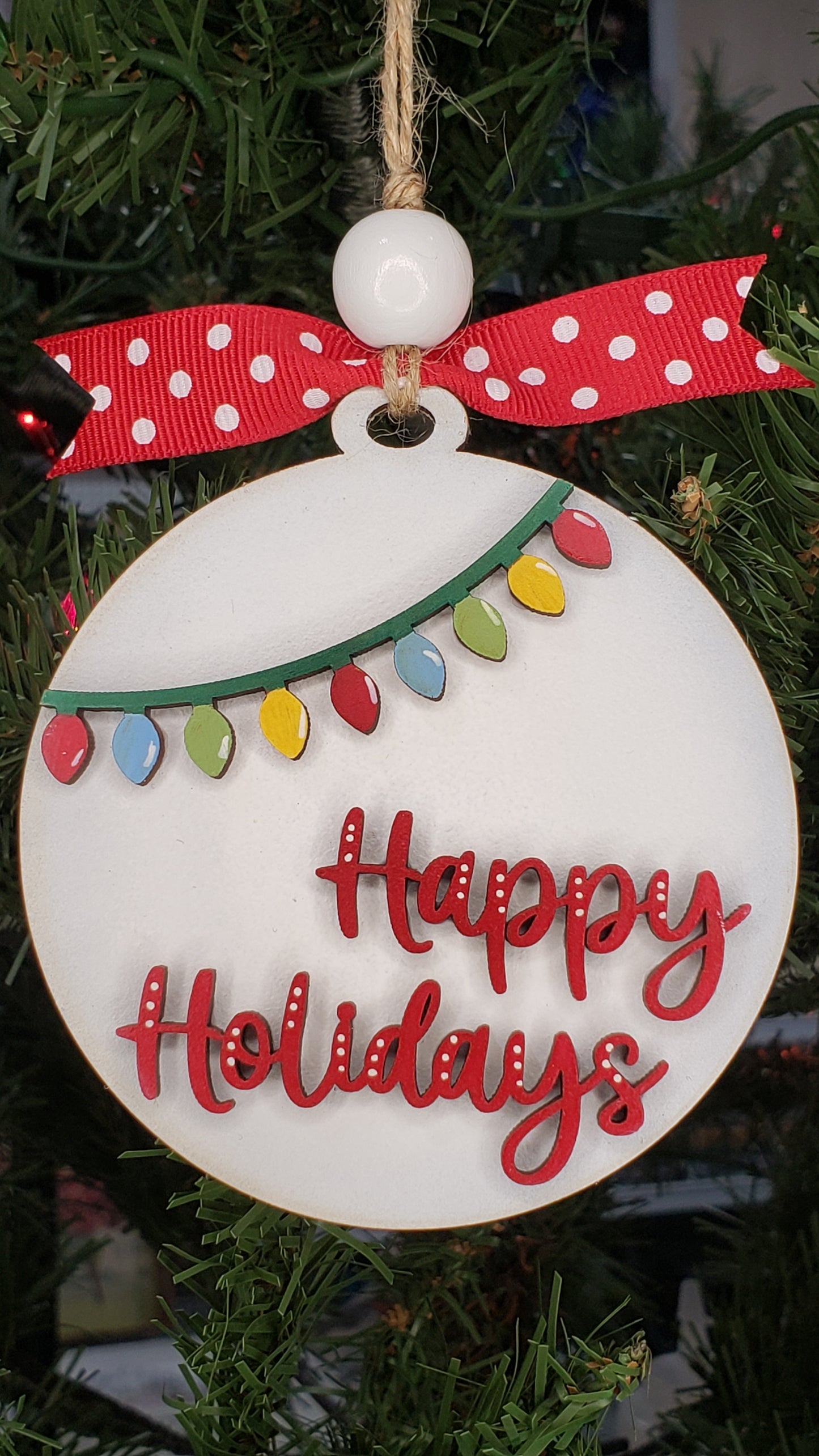 DIY Christmas Ornament Kit - Happy Holidays