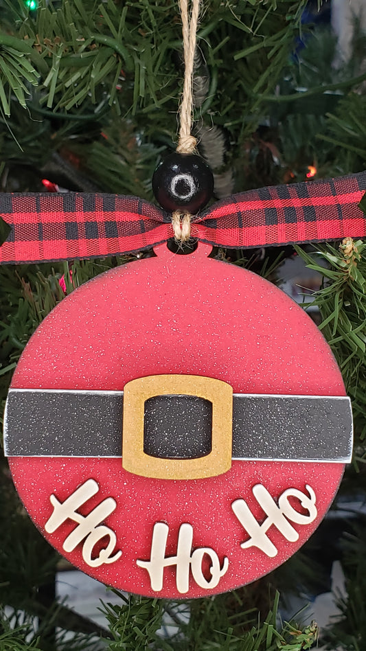 DIY Christmas Ornament Kit - HoHoHo w/Belt