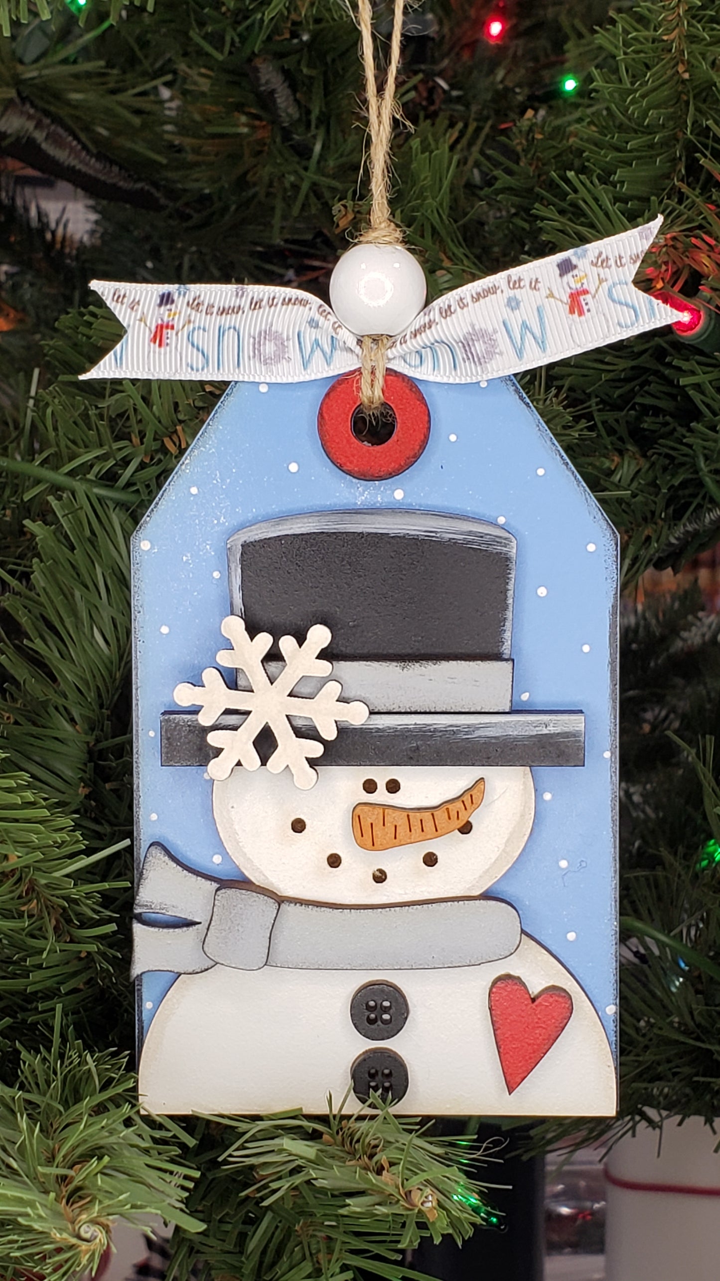 DIY Christmas Ornament Kit - Frosty Tag