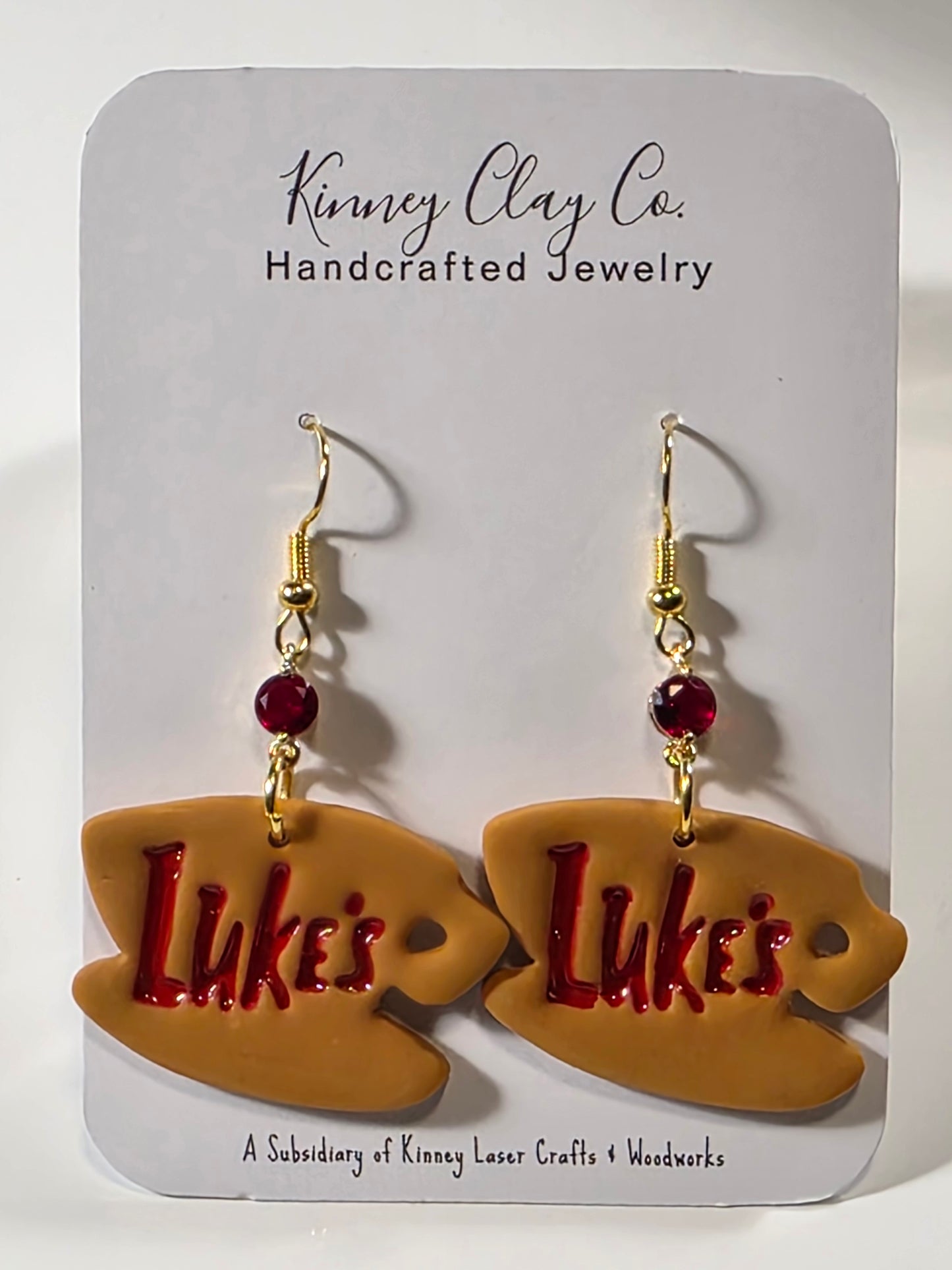 Polymer Clay Earrings - Luke's Diner