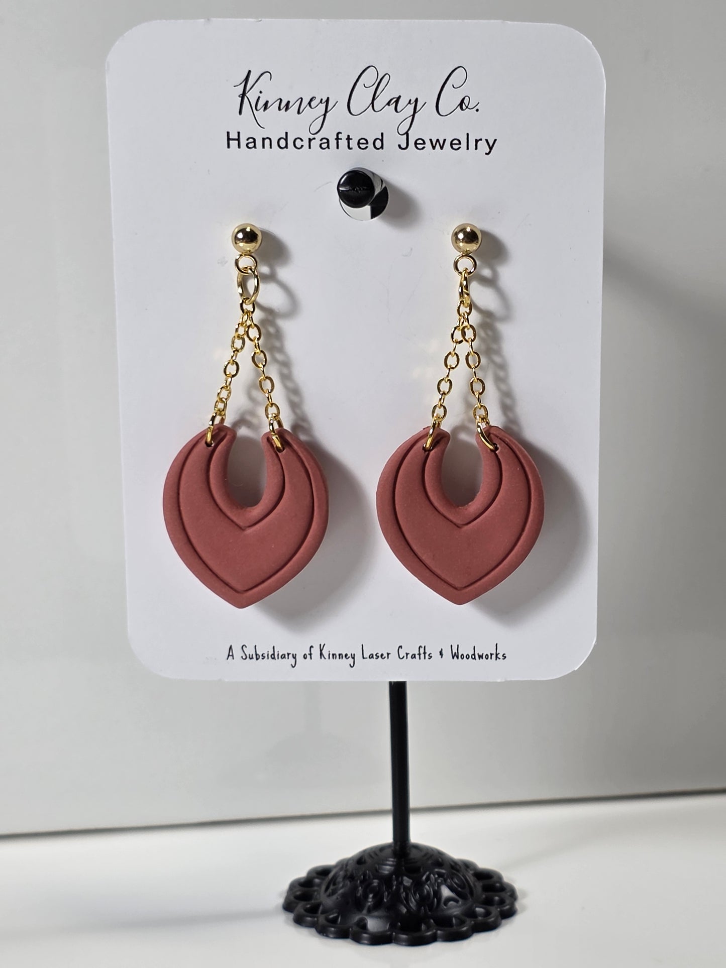Polymer Clay Earrings - "Patricia"