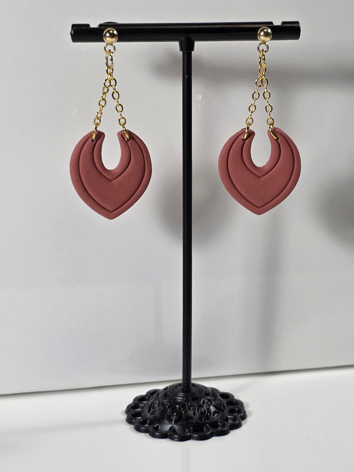 Polymer Clay Earrings - "Patricia"