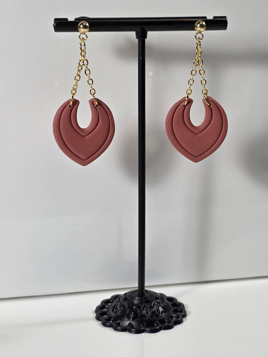 Polymer Clay Earrings - "Patricia"