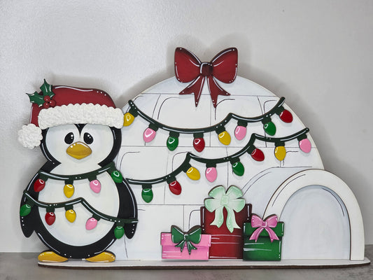 DIY Kit - Christmas Penguin and Igloo
