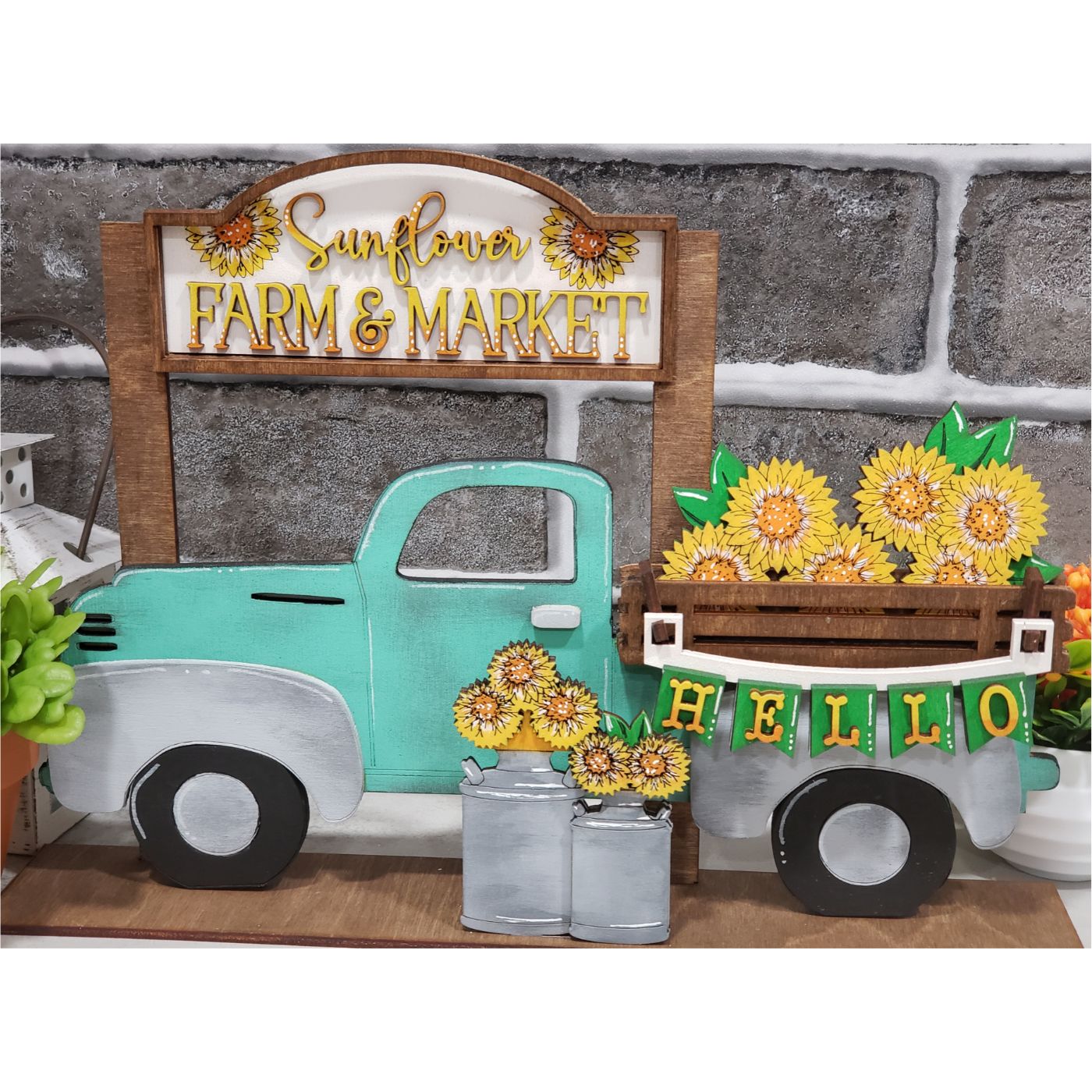 Farm Truck Interchangeable Add-On: Sunflowers